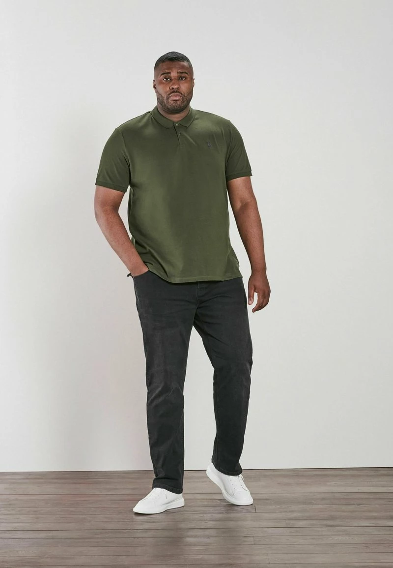 Next PLUS SIZE - Poloshirt - Dark Green Pique | Herren – Bild 4