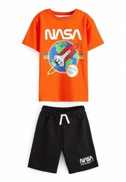 Next Kinder SET - Shorts - Orange Nasa Rocket
