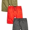 Next Kinder 3 PACK PULL-ON - Shorts - Orange Black