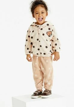 Next Kinder SOFT TOUCH - Kapuzenpullover - Cream Teddy Bear Spot