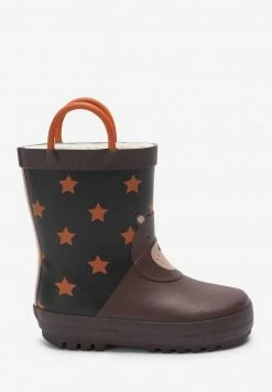 Next Kinder PANDA HANDLE - Gummistiefel - Dark Brown
