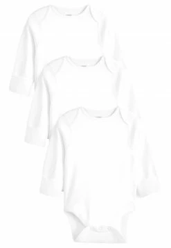 Next Unisex 3 PACK LONG SLEEVE - Body - White