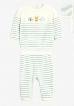 Next Unisex SET - Stoffhose - White