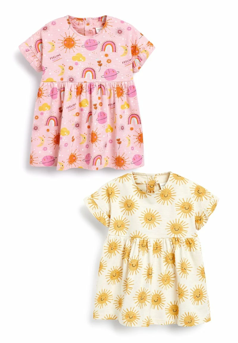Next Kinder 2 PACK - Freizeitkleid - Pink Cosmic Print