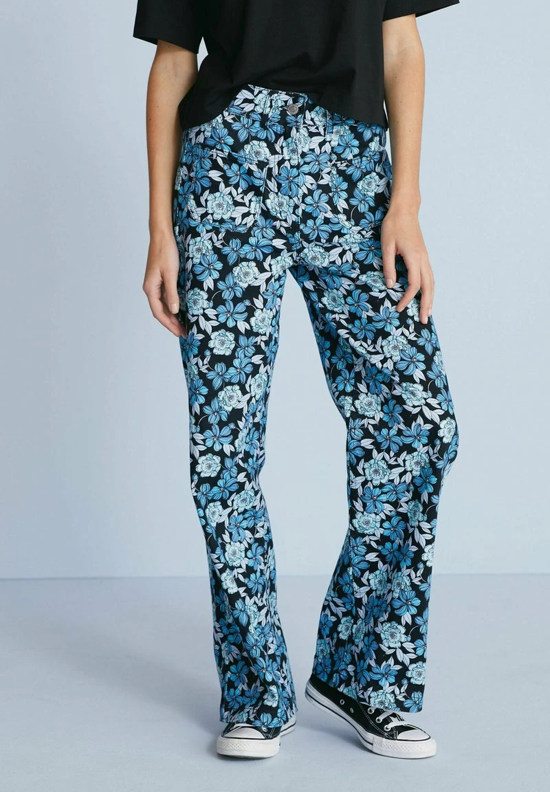 Next Damen Flared Jeans - Blue