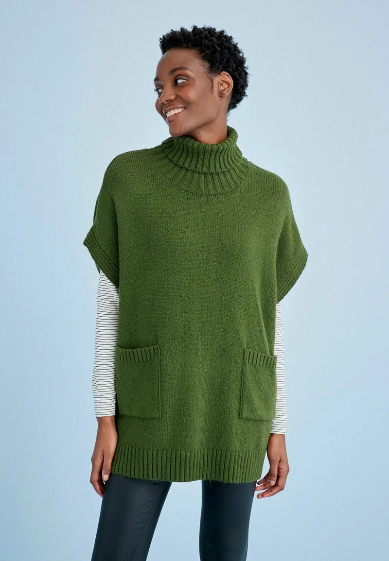 Next Damen ROLL PONCHO - Cape - Khaki