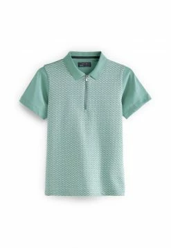 Next Kinder TEXTURED SHORT SLEEVE - Poloshirt - Mint Green
