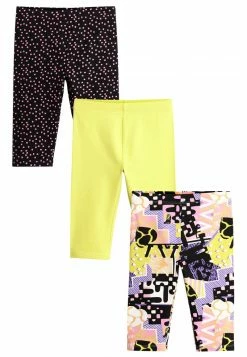 Next Kinder 3 PACK - Leggings - Hosen - Purple Lime Green