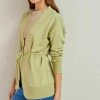Next Damen TIE WAIST - Strickjacke - Sage Green