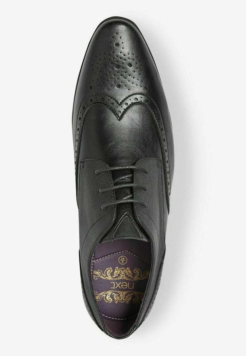 Next Herren BROGUE - Business-Schnürer - Black – Bild 3