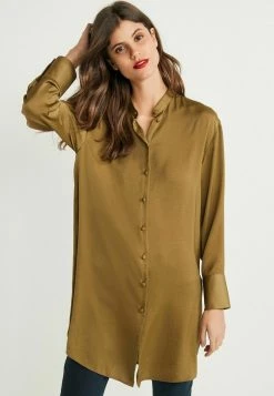Next GRANDAD - Hemdbluse - Khaki Green | Damen