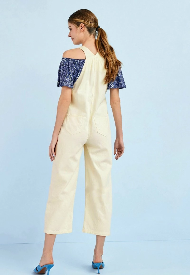 Next Damen ECRU - Latzhose - Ecru White