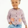 Next Kinder CHENILLE - Strickjacke - Lilac