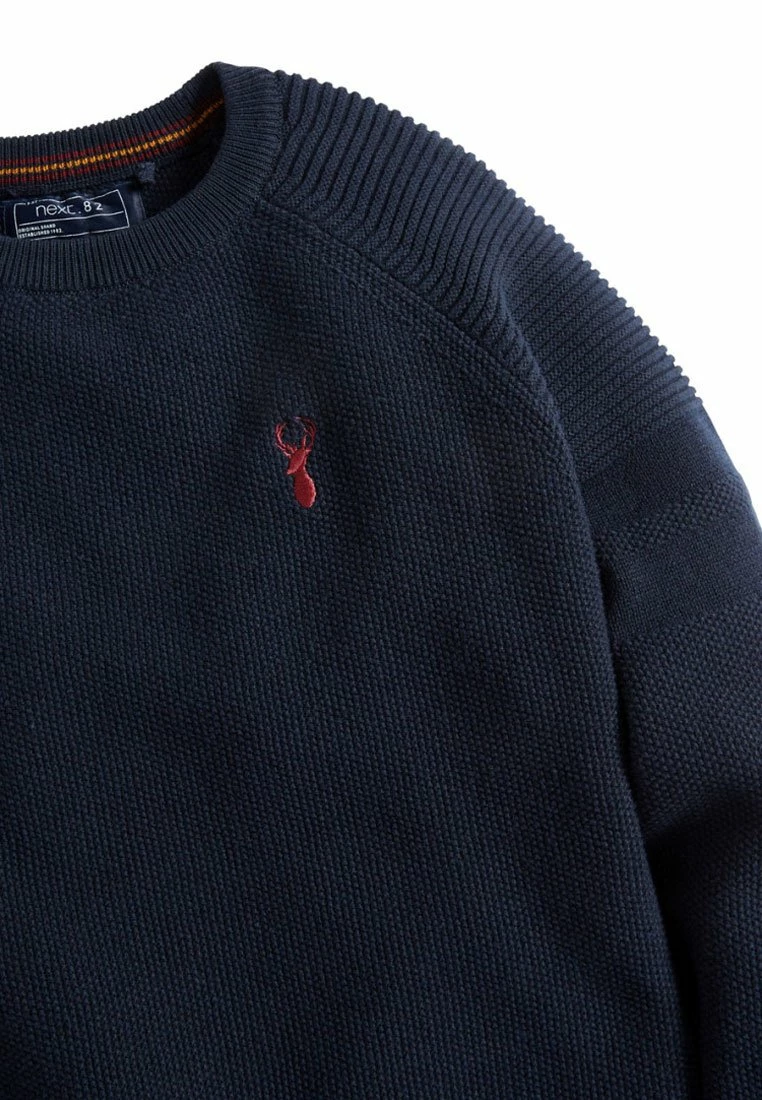 Next Unisex Strickpullover - Navy – Bild 3
