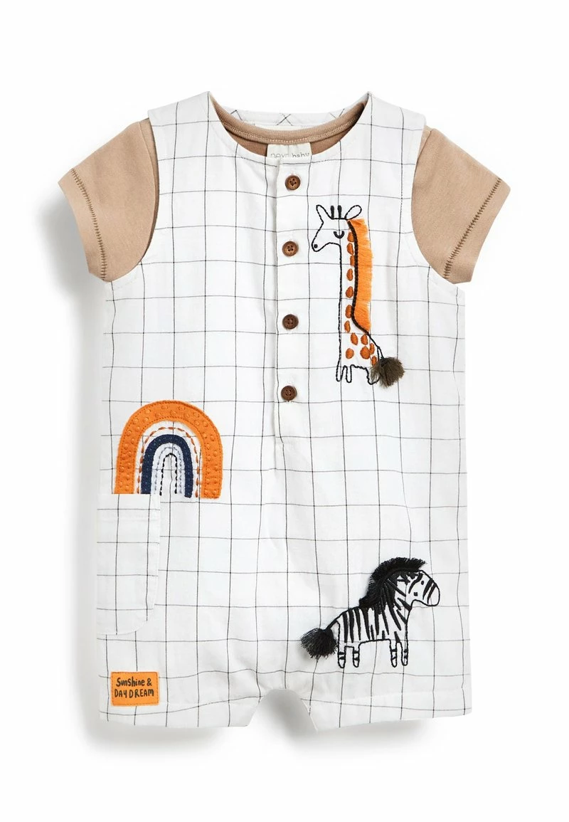 Next WOVEN CHECK CHARACTER SET (0MTHS - Body - Monochrome | Kinder – Bild 3