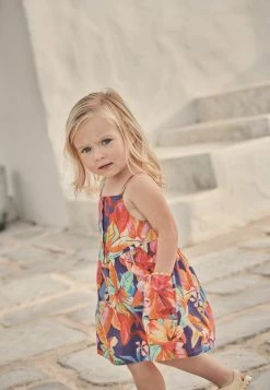 Next Freizeitkleid - Purple Tropical | Kinder