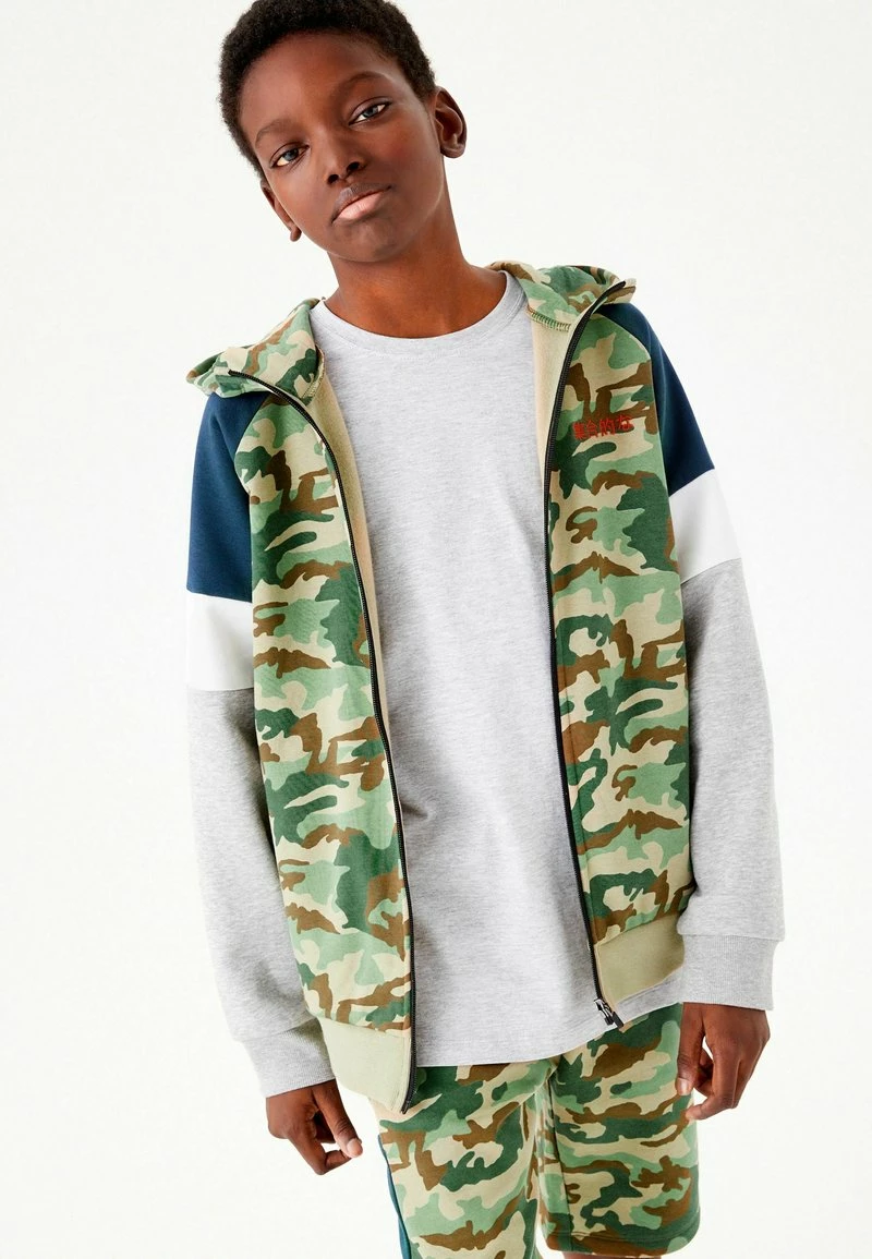 Next Kinder Sweatjacke - Khaki Green Camo